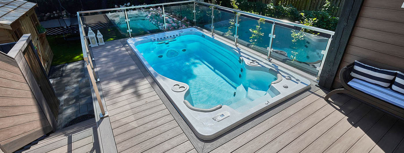 hydropool 14 AX trainer swim spa